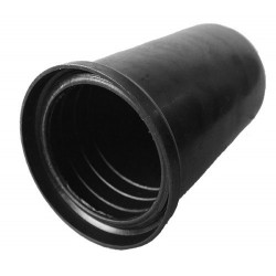 Cache écrou M 39 Clé 60 mm Ht. 63 mm Col 72 mm - PE Noir