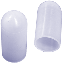 Embouts Diam int. 44,5 Ht. 50,8 mm - Silicone naturel @