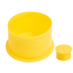 Covers ID 33,6 - C 39 mm - 1 5/16 UNF/JIC - Yellow