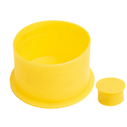 Covers ID 33,6 - C 39 mm - 1 5/16 UNF/JIC - Yellow